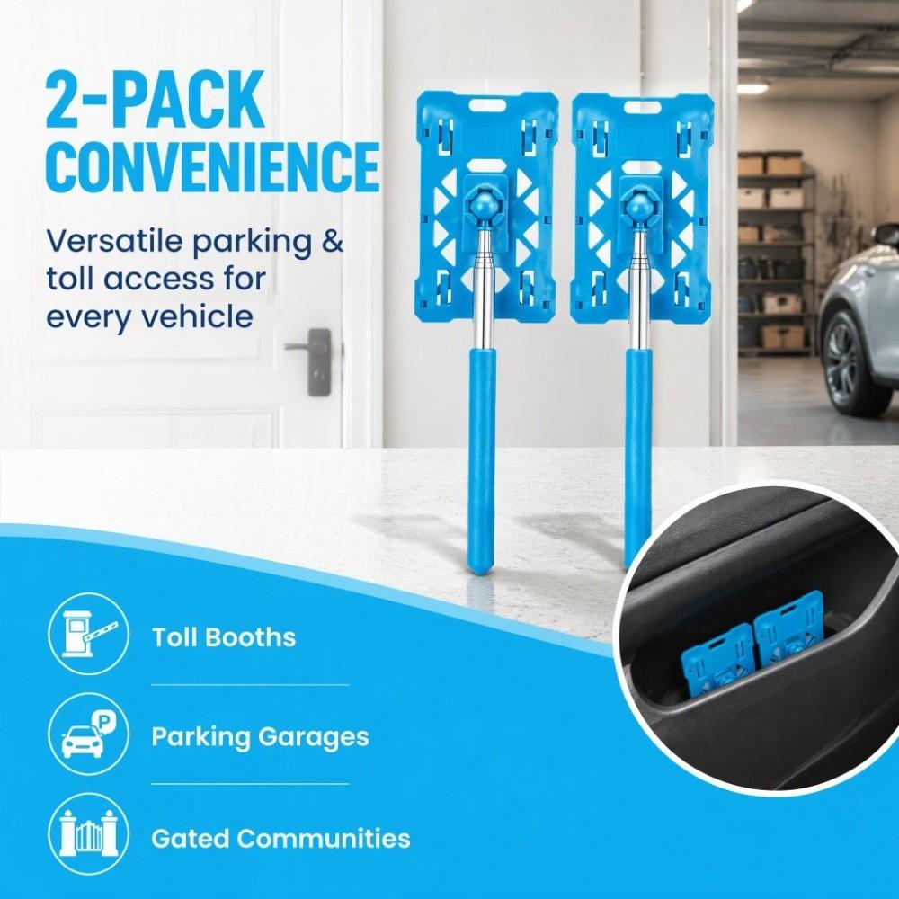 Extendable Design Telescopic Card Holder 20-65cm Length Access Card Stick Garage Gate