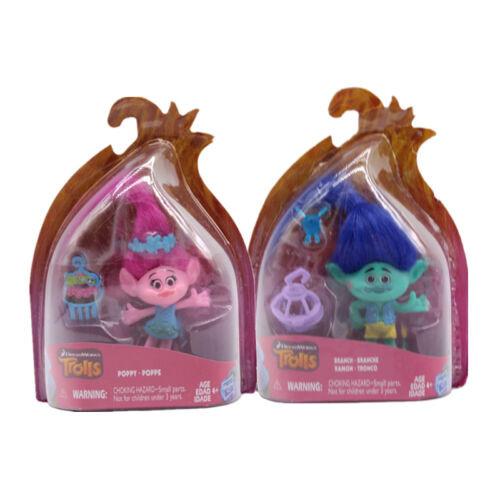 Trolls Poppy New Branch Diamond Biggie Harper Figures Plush Pvc Doll Toys Kid