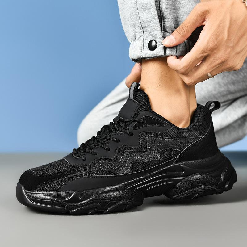 Autumn and winter foreign trade large size 48 retro dad shoes lightweight shock-absorbing sports shoes men's fitness travel running shoes