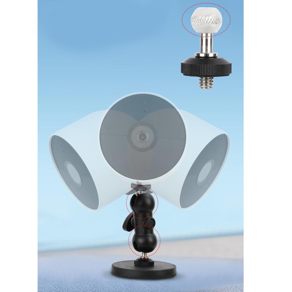 Metal Magnetic Car Suction Cup Mount Camera Holder Stand 180 Ball Head Universal for 11 10 9 8/360 Action Cameras