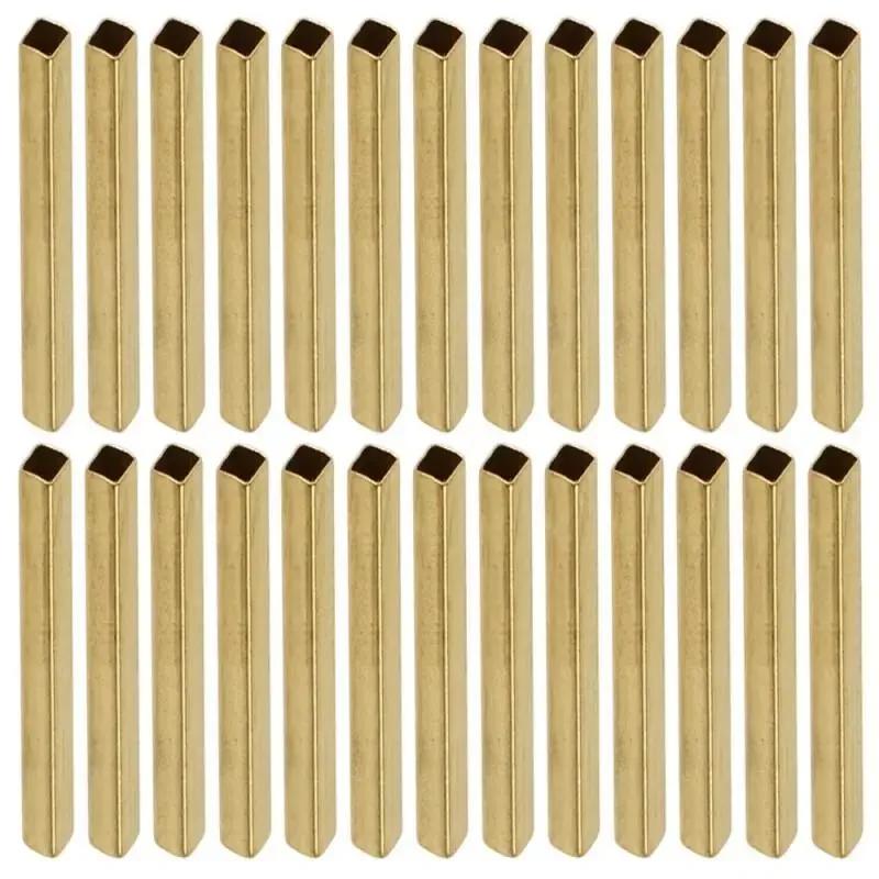 1 Stück Messing Vierkantrohr Hohl Durchmesser 6-20mm x 250/500mm für DIY Basteln Modellbau Beschläge Zubehör