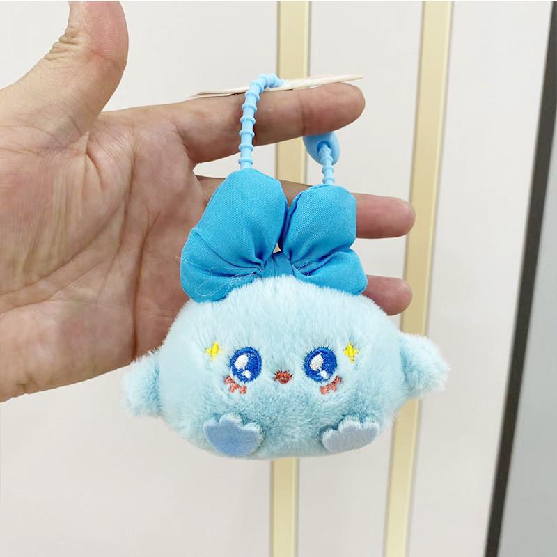 Bowtie Plush Adorable Chick Keychain Cute Cartoon Backpack Doll Accessory