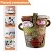 Face Flower Pot Head Planter Resin Abstract Beauty Face Potted Plant Container Green Plant Potted Flower Basket for Garden Decor