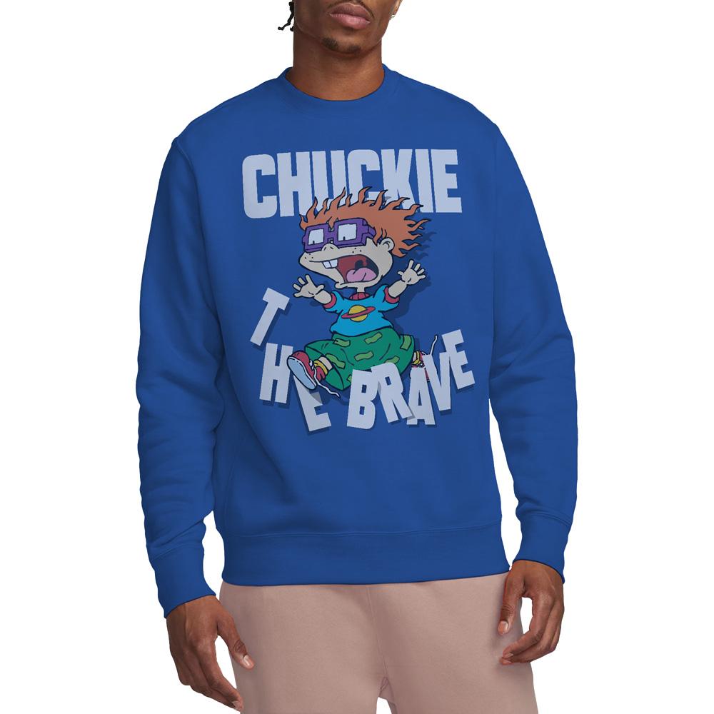 Rugrats Unisex Adult Chuckie The Brave Sweatshirt