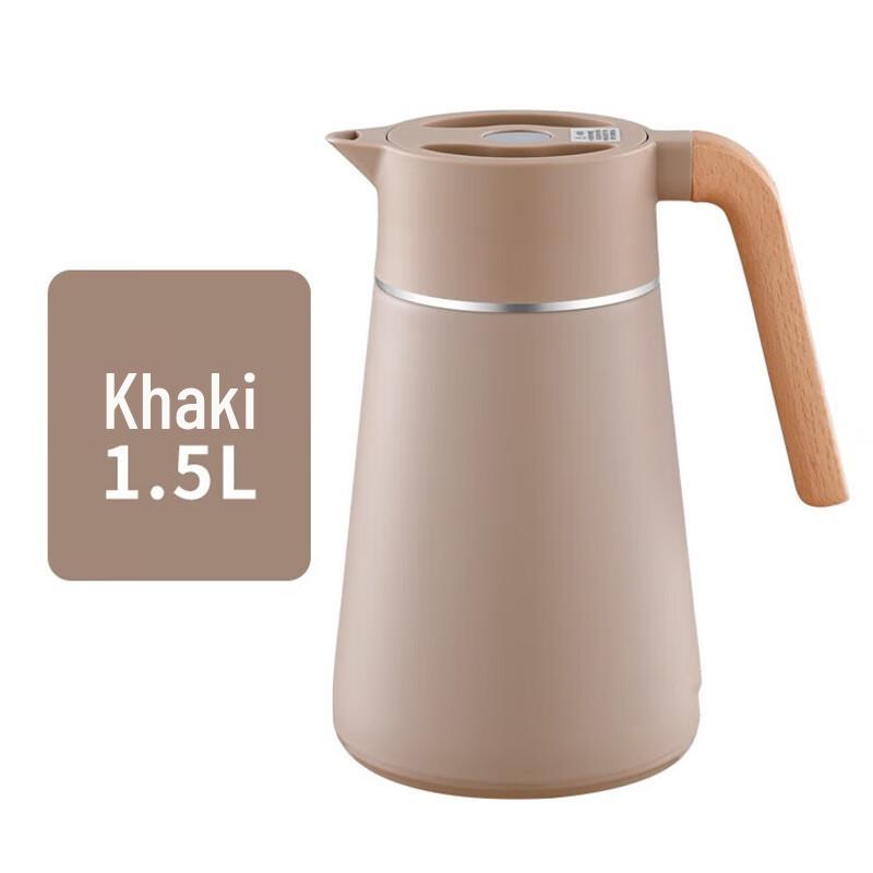Changqi 304 Stainless Steel Insulated Coffee Pot with Wooden Handle