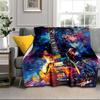 Water Splash Vinyl Art Blanket Flannel Blanket Throw Blanket Sofa Cover Blanket Soft Premium Blanket Picnic Blanket Tv Blanket Gifts
