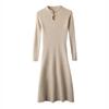 Women Sweater Dress 100% Wool MODERN NEW SAGA Turtleneck Knit Long Pullover Winter Jumpers Wool Long Dress Female
