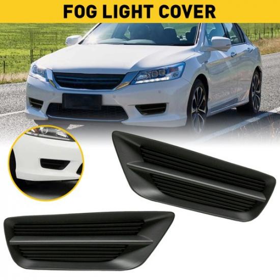 

71102T2AA00 FOR ACCORD SEDAN 2014 2013 2015 2x FOG LAMP COVER BLACK RIGHT & LEFT