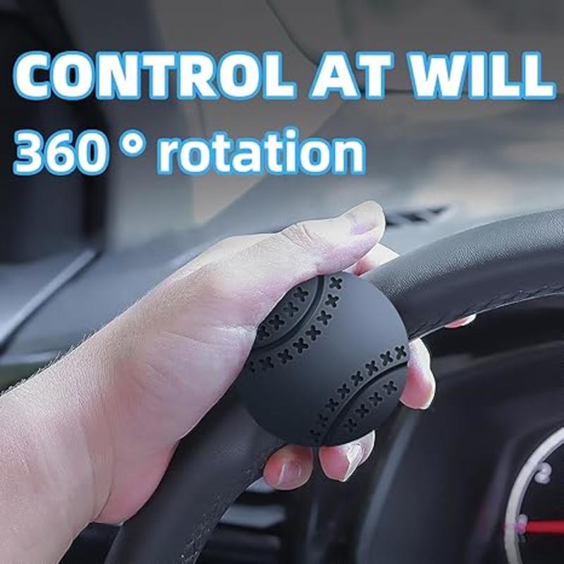 Universal Car Steering Booster, Silicone Power Ball with Bearing, the Best Choice for Turning Assistance
