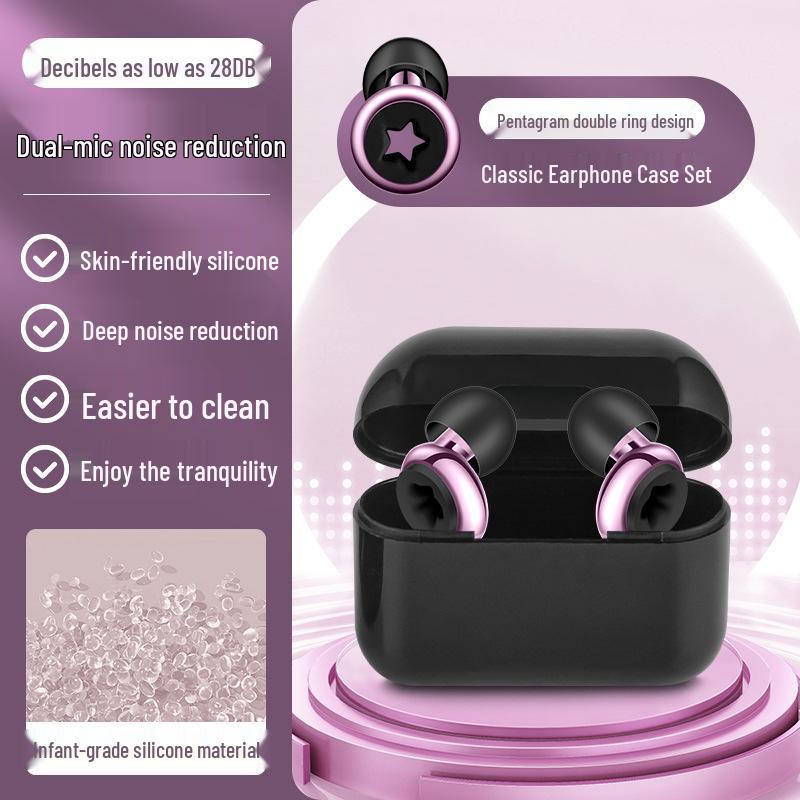 Silicone Soundproof Earplugs: Waterproof, Noise-Reducing for Dormitories, Work, Snoring, and Workshops
