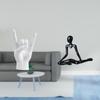 Creative Hand Gesture Thinker Statue Sculpture Unique Abstract Figurine for Apartment Bedroom