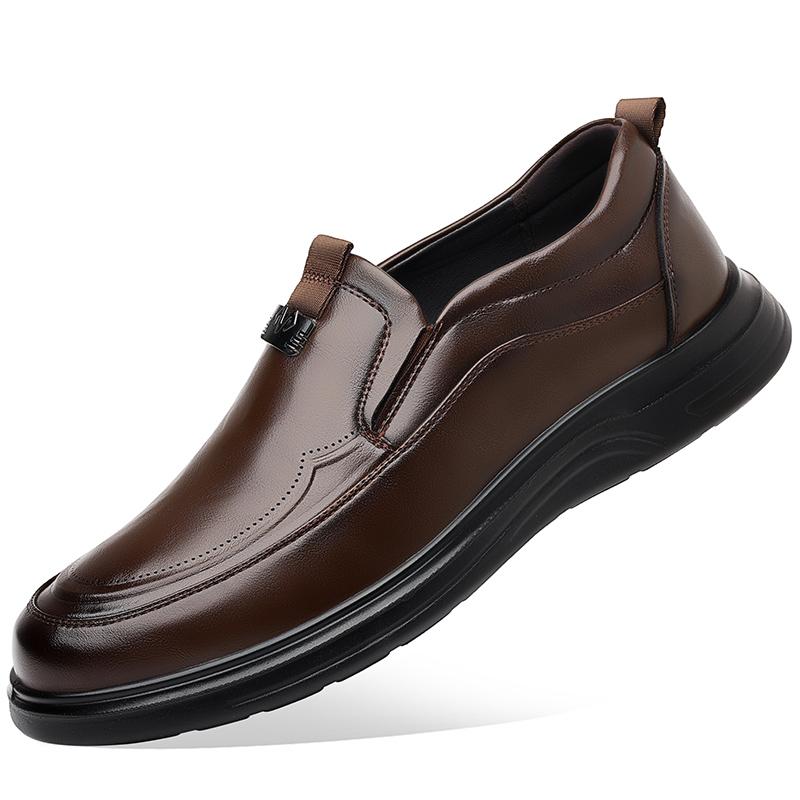 

Модные повседневные мужские туфли на плоской подошве, классические, черного, коричневого цвета, универсальный стиль, для отдыха, бизнеса, вечеринок, повседневного офиса, хит продаж, удобная обувь 44 коричневый