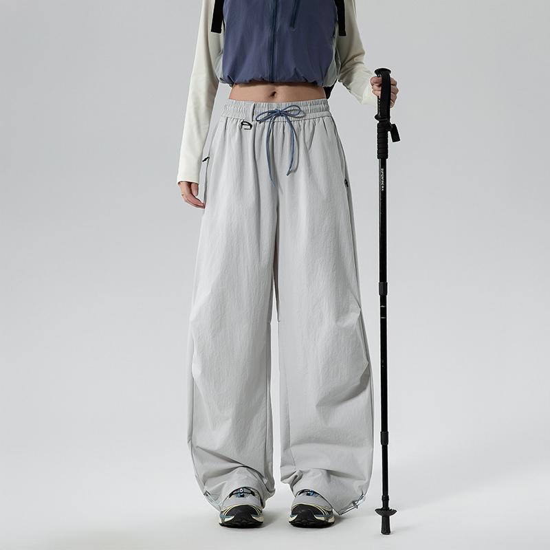 Women's Loose Pants And Men's Summer Casual Straight Leg Pants