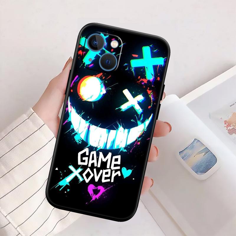QE30 Game Over Phone Case for OPPO A40 A60 A80 A15 A16 A16K A12 A17 A17K A54 A54S A53 A53S A55 A56 A57 A98 F23