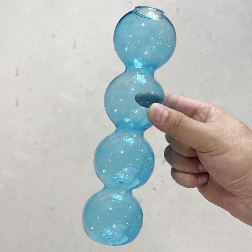 Simple Glass Vase Modern Spherical Flower Vase Crafts Hydroponic Flower Pot Living Room