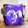 Free Shipping! HD Pokemon Lugia Print Blanket Warm Soft Comfortable Home Travel Blanket Sofa Bedding Cover Blanket Gift for Kids