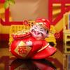 God of Wealth 2026 Horse Year Mascot Statue Table Decoration Chinese God Figures Ornament Car Decor Resin