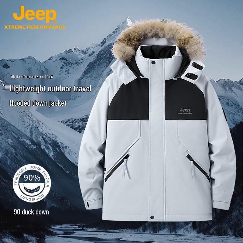 JEEP Men s Outdoor Winter Down Parka M