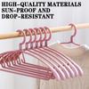 Plastic Non-Slip Clothes Hangers Durable Windproof Clothes Hanger For Home Thickening Non-Marking Wear Resistant Durable Hangers