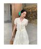 Interpret Beauty Summer 2025 French Lace A-line Midi Skirt S5185