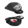   Silicone   FrontCelsiusRear LED Warning Light Waterproof Bike Flash Lamp Black