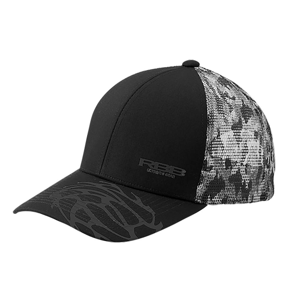 SOSHIN 7679 RBB Mesh Cap II Full Black Camo