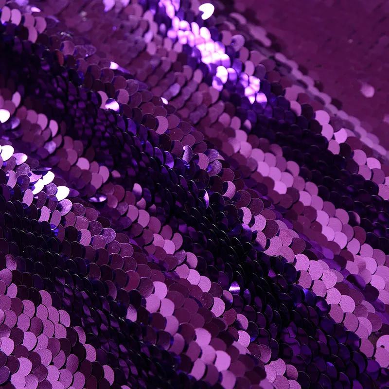 50x130cm 9mm Sequin Cloth Color Butyl Cloth Thickened Opaque Stage Background Cloth Decorative Costume Fabri