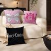 Fashion J-juicy-couture Pillow Covers Cartoon Sofa Decorative Home Double-sided Printing Short Plush Cute Cushion Cover