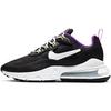 Nike Womens Air Max 270 React SE 'Black White Vivid Purple' (women's sizes) Black / White / White / Vivid Purple Running Shoes CV7956 011