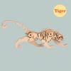 3D Wooden Small Toy Assembly Kit Lovely Animal Assembly Puzzle Mini Model Children Toy Handicraft Accessories Developmental Toys
