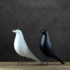 Resin Craft Bird Figurine Statue Office Ornaments Sculpture Home Decoration Accessories Bird Sculpture black