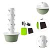 Hydroponics Growing System Hydroponic Tower High Yield Planting Tools Plant Germination Kit Vertical Planter for Strawberries