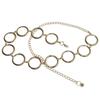Meier Metal waist chain sexyeasiest for match body chain stylish large ring light body thin belt
