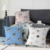 Cartoon Dog Pillow Case Removable Washable Cushion Cover – All-Season Soft Linen
