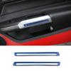 Car Interior Door Armrest Panel Strip Trim For Ford Mustang 2015-23 Bright Blue
