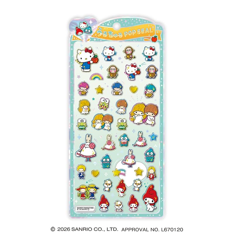 Crux Uruchuru Stickers Sanrio Characters/ 139153