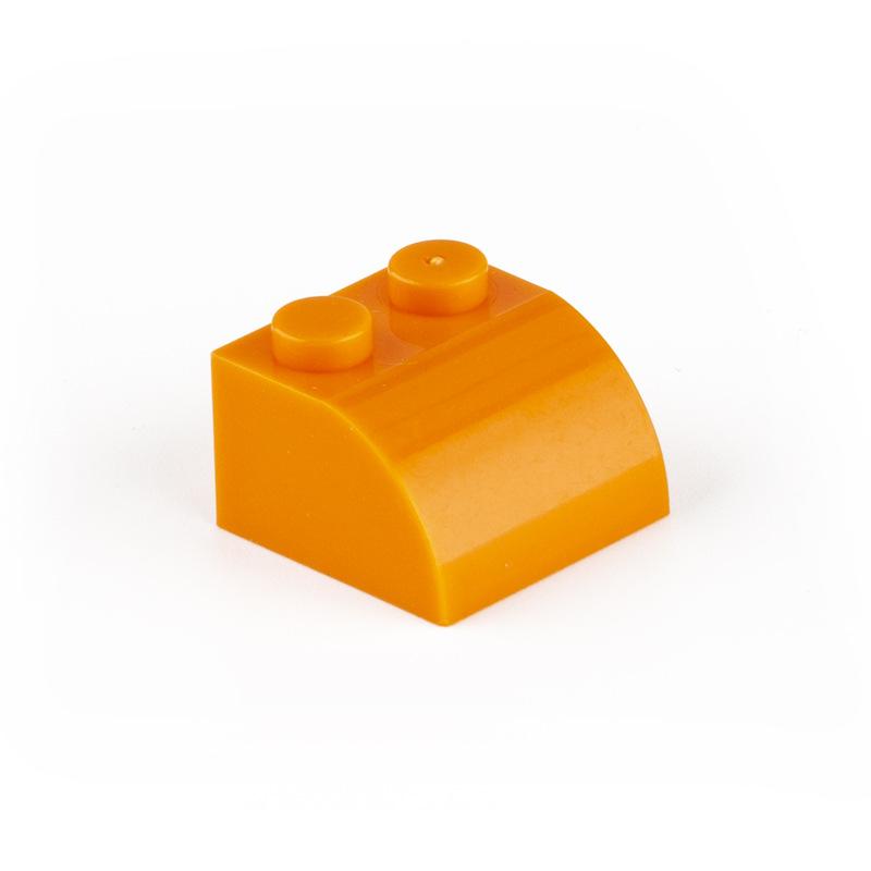 20pcs Small Particle Arc Brick Slope Brick 2x2 Brick DIY Building Blocks Compatible with Creative Gift MOC Blocks Castle Toys