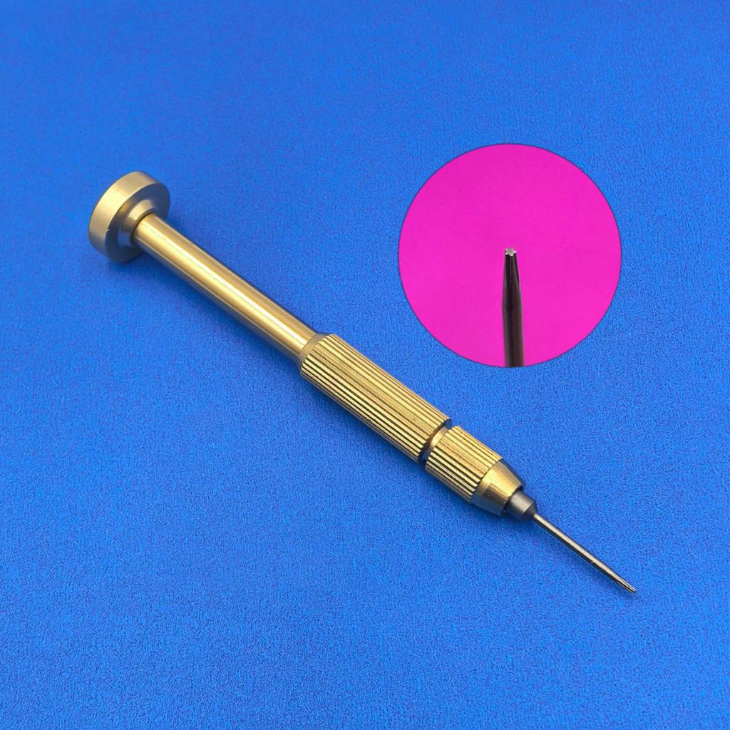 Long Lasting Ergonomic Handle Watch Band Screw Removal Tool 0.8mm Star Bit DIY Repair Essential Suitable For Watch Owners