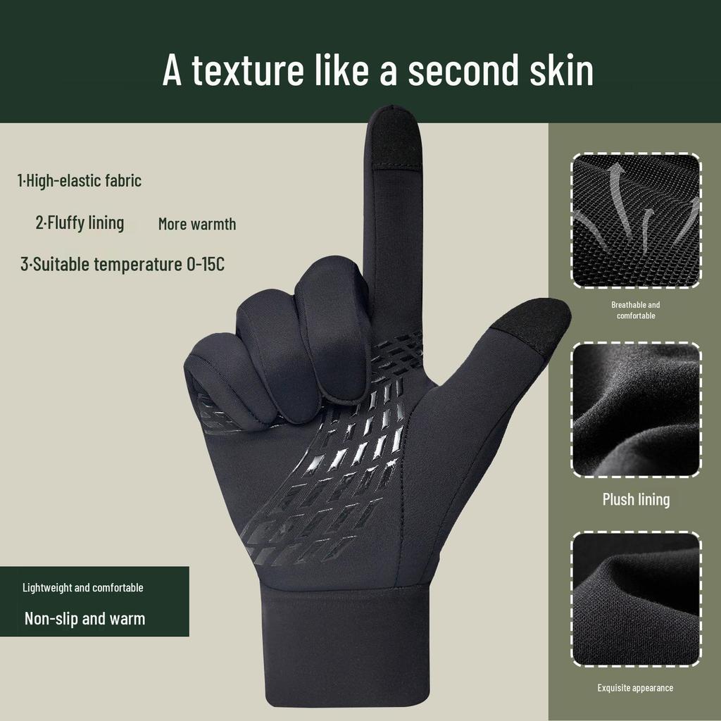 Windproof Winter Cyclist Ski Gloves with Touchscreen Compatibility and Extra Warmth
