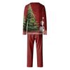 Family Matching Print Sets Pajamas Loungewear Outfits Family Matching Long Sleeve Tops+Pants Set