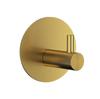 TIGERGOODS No Drilling Self-Adhesive Stainless Steel Hooks Brushed Nickel Towel Robe Hanging Hooks for Bedroom Kitchen