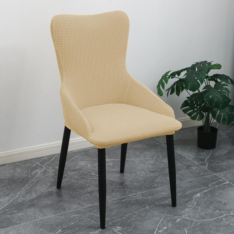 Special-shaped Armrest Style Elastic Chair Cover Simple Chair Cover Thickened Fleece Light Armrest Backrest Integrated Four-season Pass