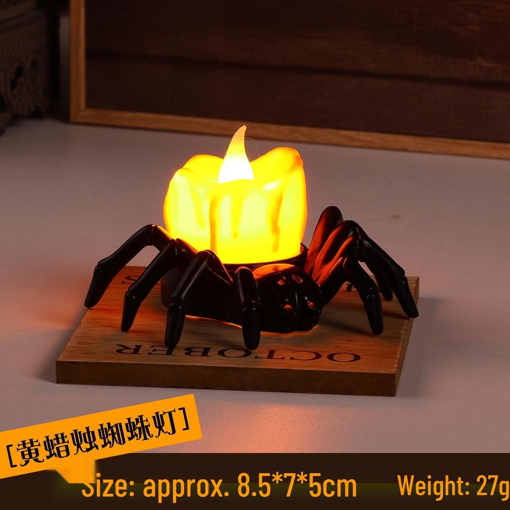 Children's Luminous Halloween Lantern: Pumpkin, Spider, and Skeleton Candle Decoration