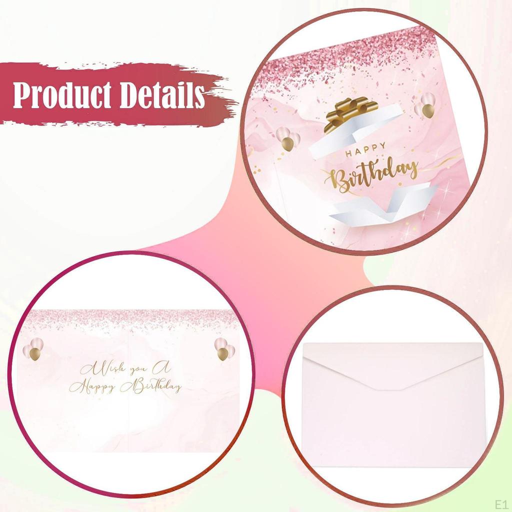 Birthday Card Giant Greeting Envelope Guest Book Celebration Tear Resistant Waterproof