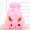 Knitted Baby Hat Girls Boys Winter Hat Windproof Handwoven Bonnet Caps Newborn Hospital Hat Cute Rabbit Ears Crochet Hat