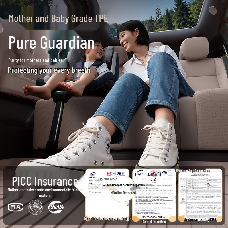 Zeekr 8X TPE2026 Interior Floor Mats - New Car Modification Accessories Carpet.