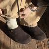 Birkenstocks New Two-wear Lazy Shoes Leather Soft-soled Casual Shoes Low-top All-inclusive Slippers