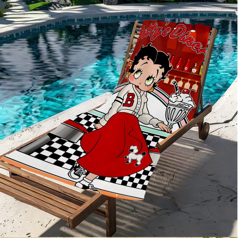 Doll Print Beach Towel, Versatile Lightweight Absorbent Beach Towel for Pool Surf Yoga Bathroom, Perfect Birthday Holiday Gift