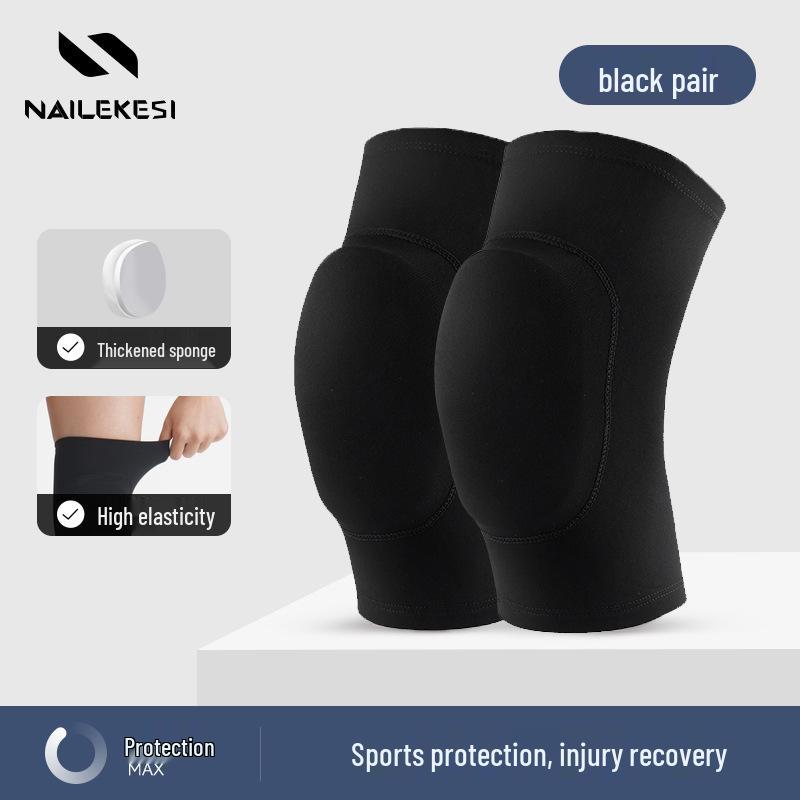 Breathable Thickened Sponge Knee Pads for Yoga, Dance, and Fitness - Suitable for All Ages and Seasons