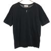 90s Old Short Sleeve T-shirt M Black Women Used